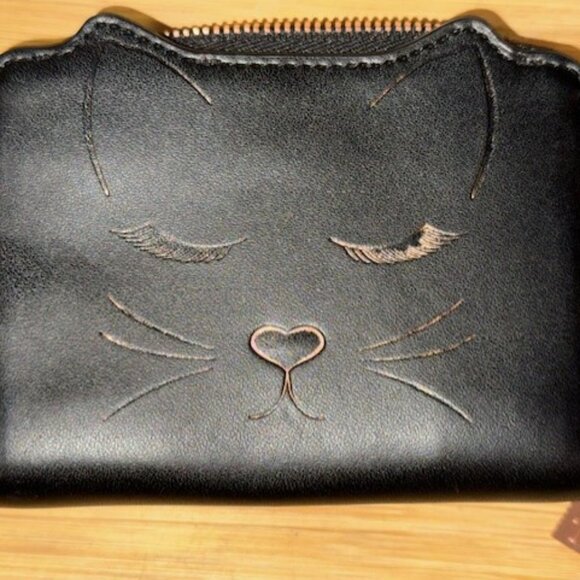 Ted Baker London Kittii Cat Zip Around Leather Wallet - Cat Lovers! - Picture 5 of 16